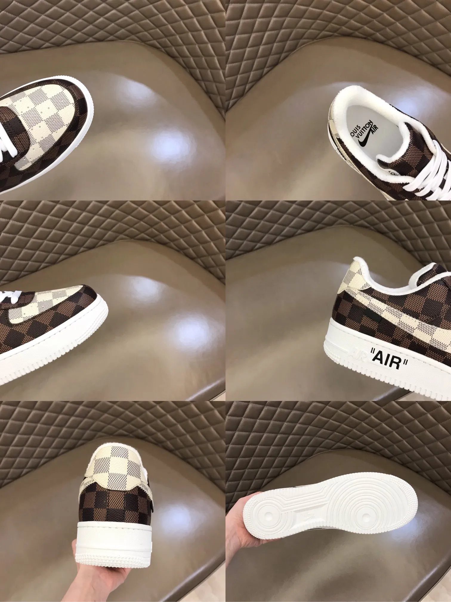 Men's shoes 💰p420 "*OUIS *UITTO*" x OFF-WHITE x Nike tripartite collaboration! Trendy and cool men's casual sports shoes with unrivaled color matching. The design idea basically continues the style of THE TEN. The Swoosh line and tongue label have a very familiar visual effect and are both fashionable and trendy! A must-have for fashionistas! The effect on your feet is absolutely stunning! (The original drawer packaging accessories are complete) Code number 38-45
